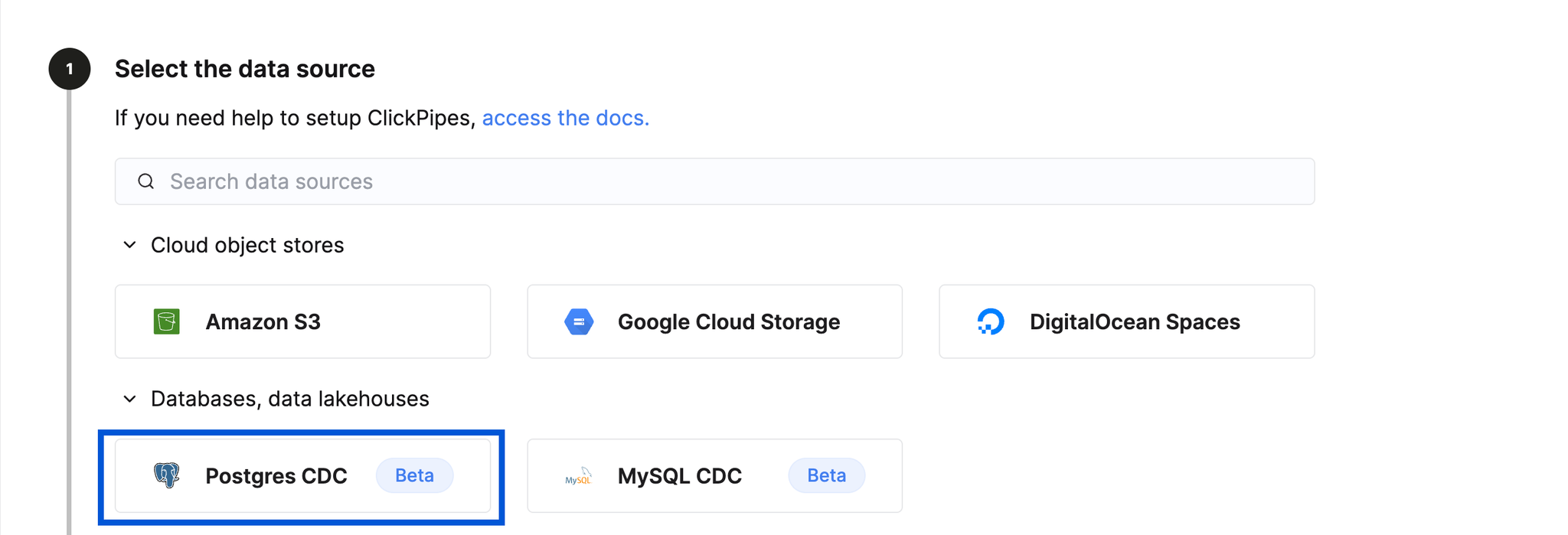 Select Postgres - Zoomed